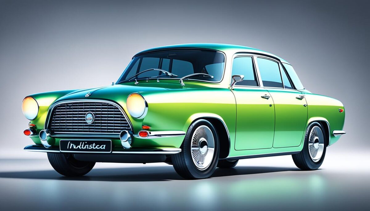 Hindustan Motors Contessa with retro design and futuristic features